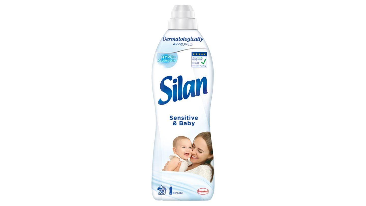 Silan Sensitive & Baby avivážní prostředek 36 praní 800ml