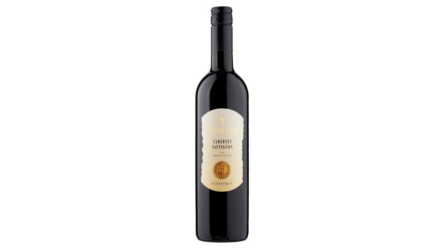 Vinium Classique Cabernet Sauvignon víno červené polosuché 0,75l