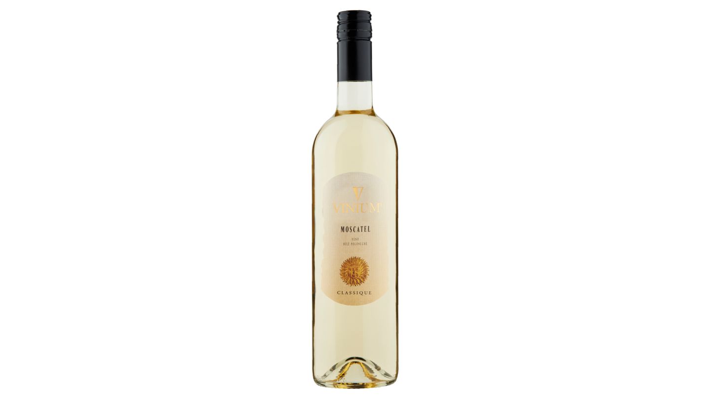 Vinium Classique Moscatel víno bílé polosuché 0,75l