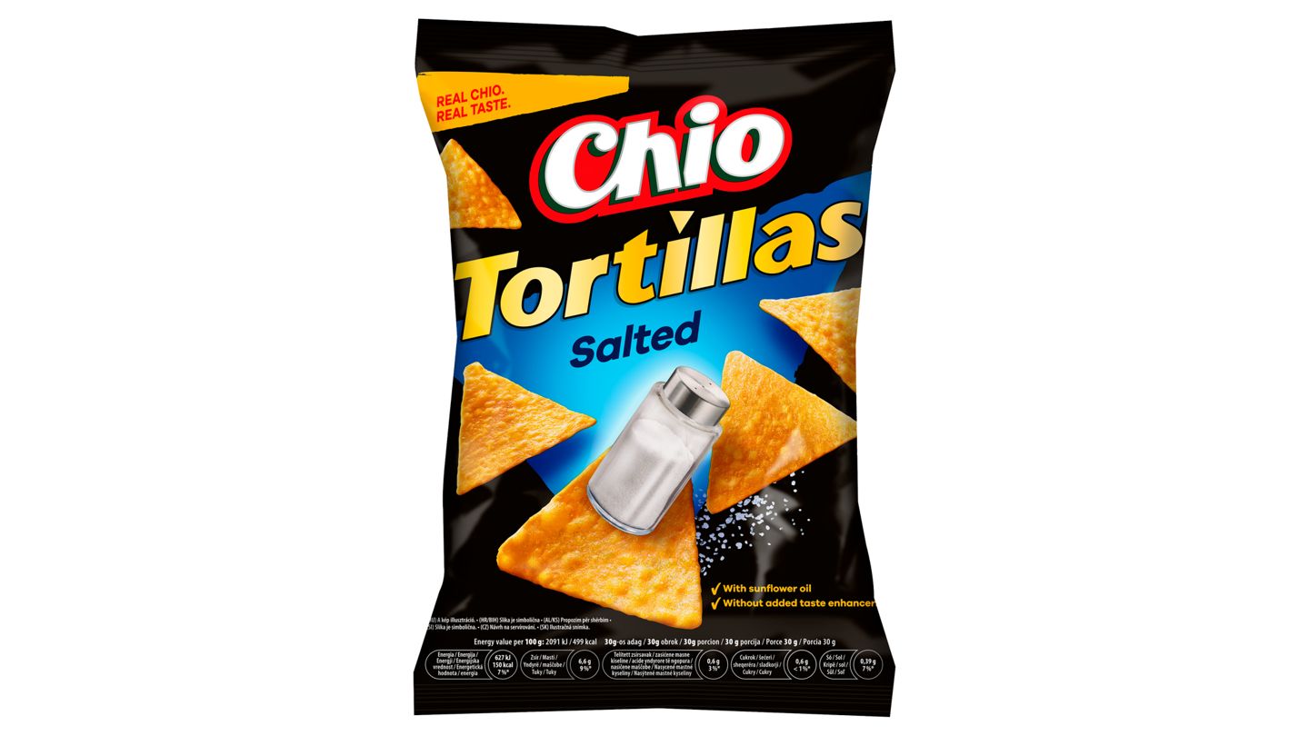 Chio Tortillas Kukuřičný snack solený 125g