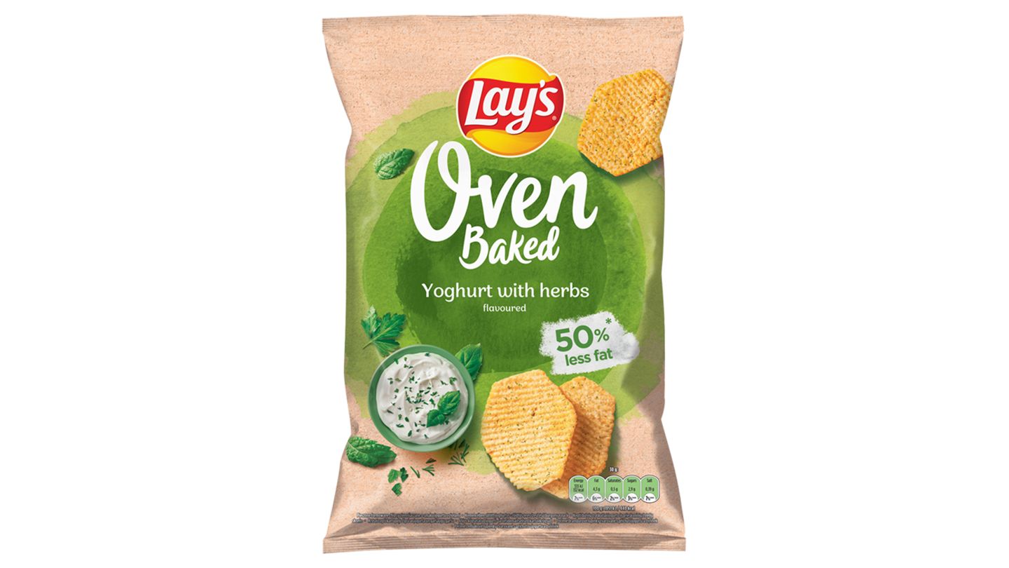 Lay's Oven Baked Pečené bramborové lupínky Yoghurt 115g