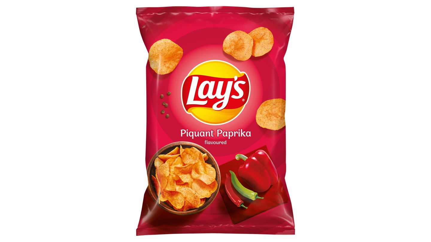 Lay's Smažené bramborové lupínky s příchutí pikantní papriky 120g