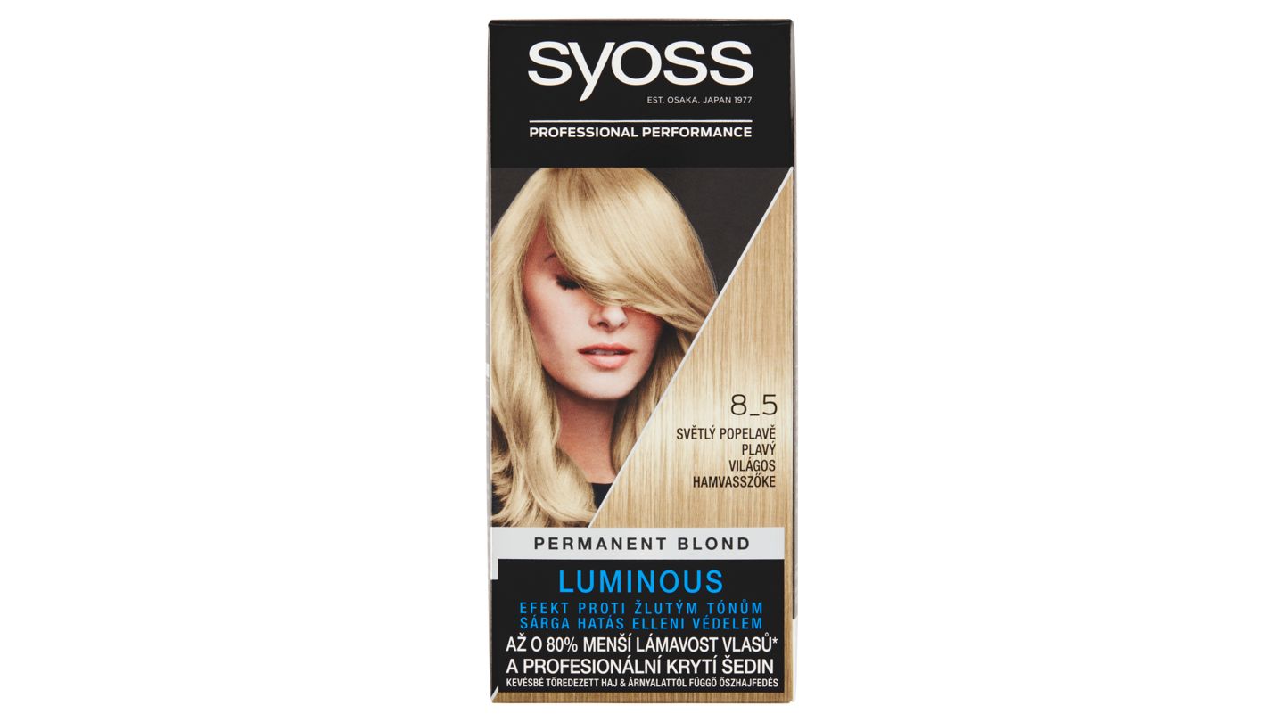 Syoss barva na vlasy Světlý Popelavě Plavý 8_5, 50ml