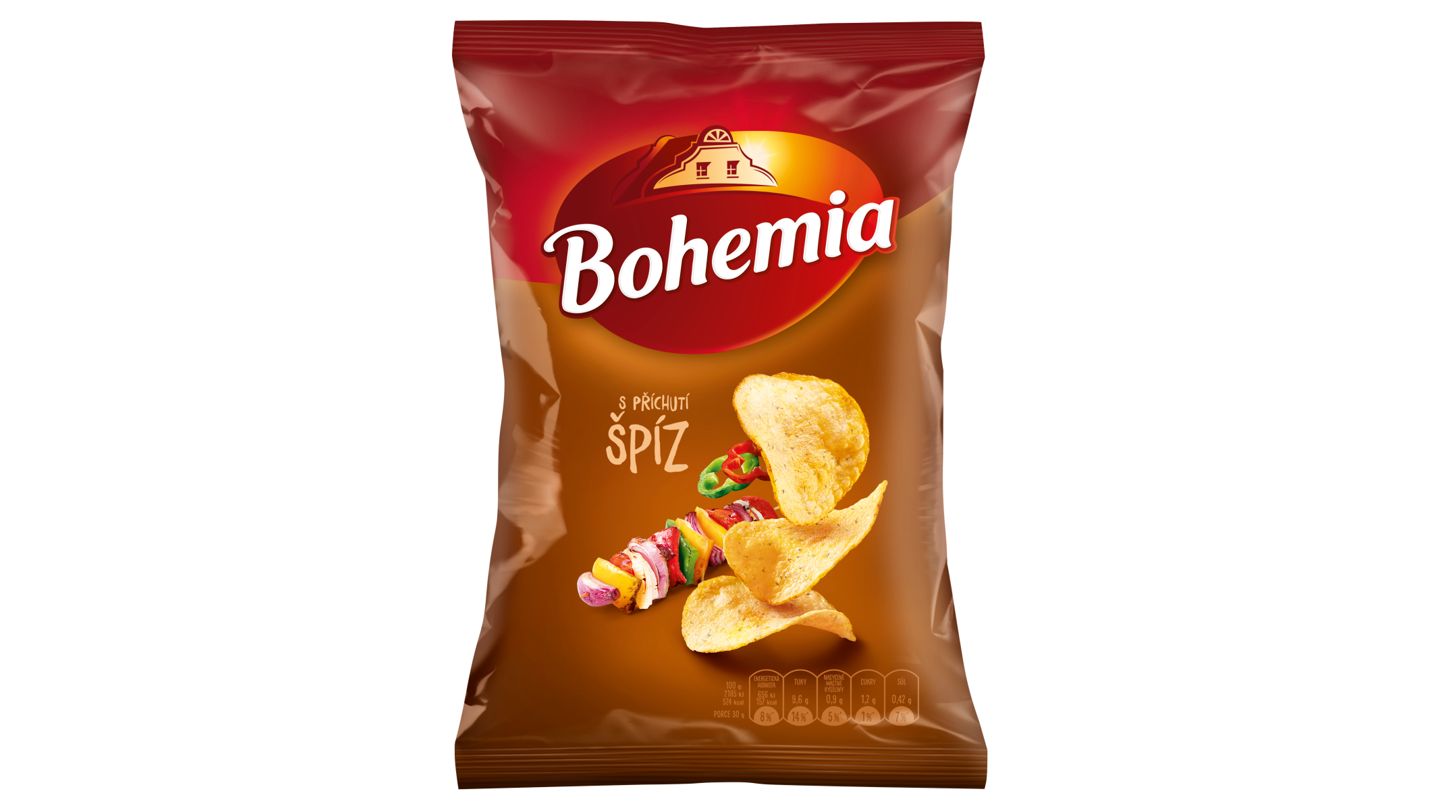 Bohemia Chips s příchutí špíz 60g