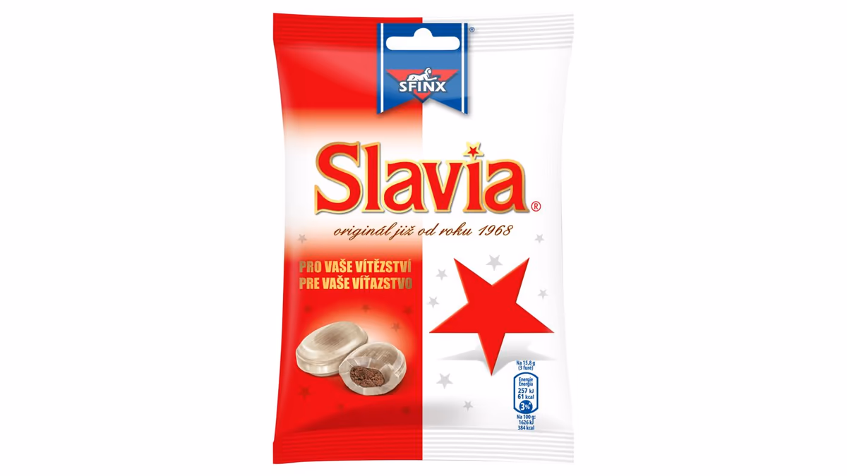 SFINX Slavia bonbóny s peprmintovou příchutí a kakaovou náplní 90g