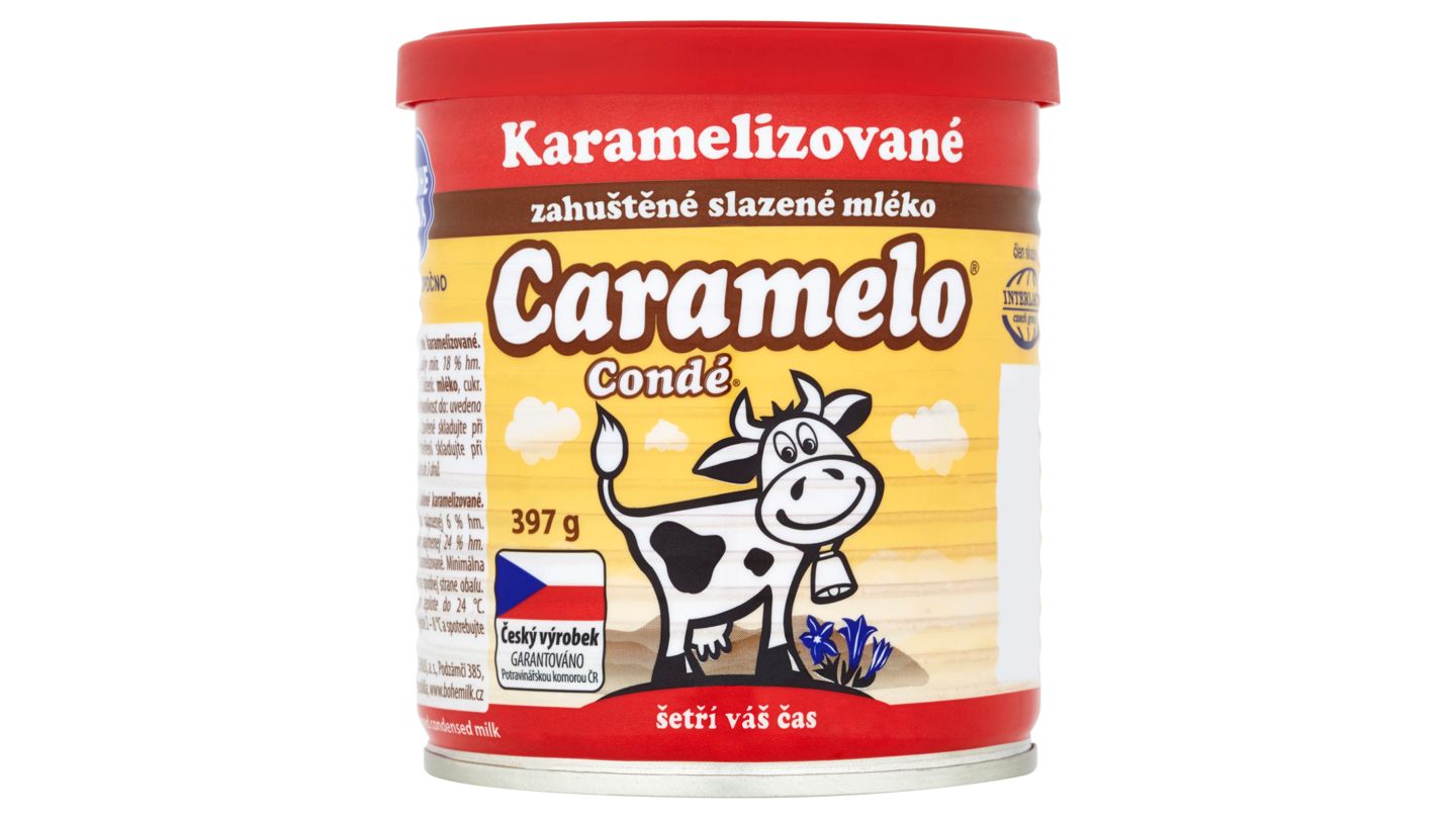Bohemilk Condé Caramelo zahuštěné slazené mléko 397g