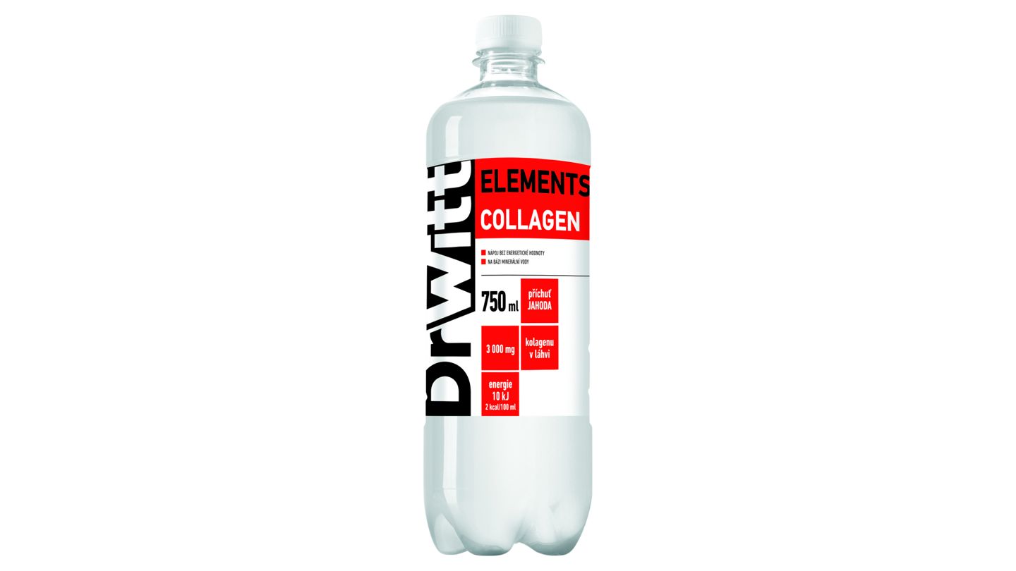 DrWitt Elements Collagen příchuť jahoda 750ml
