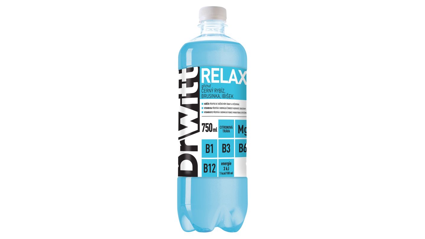 DrWitt Relax příchuť černý rybíz, brusinka, ibišek 750ml