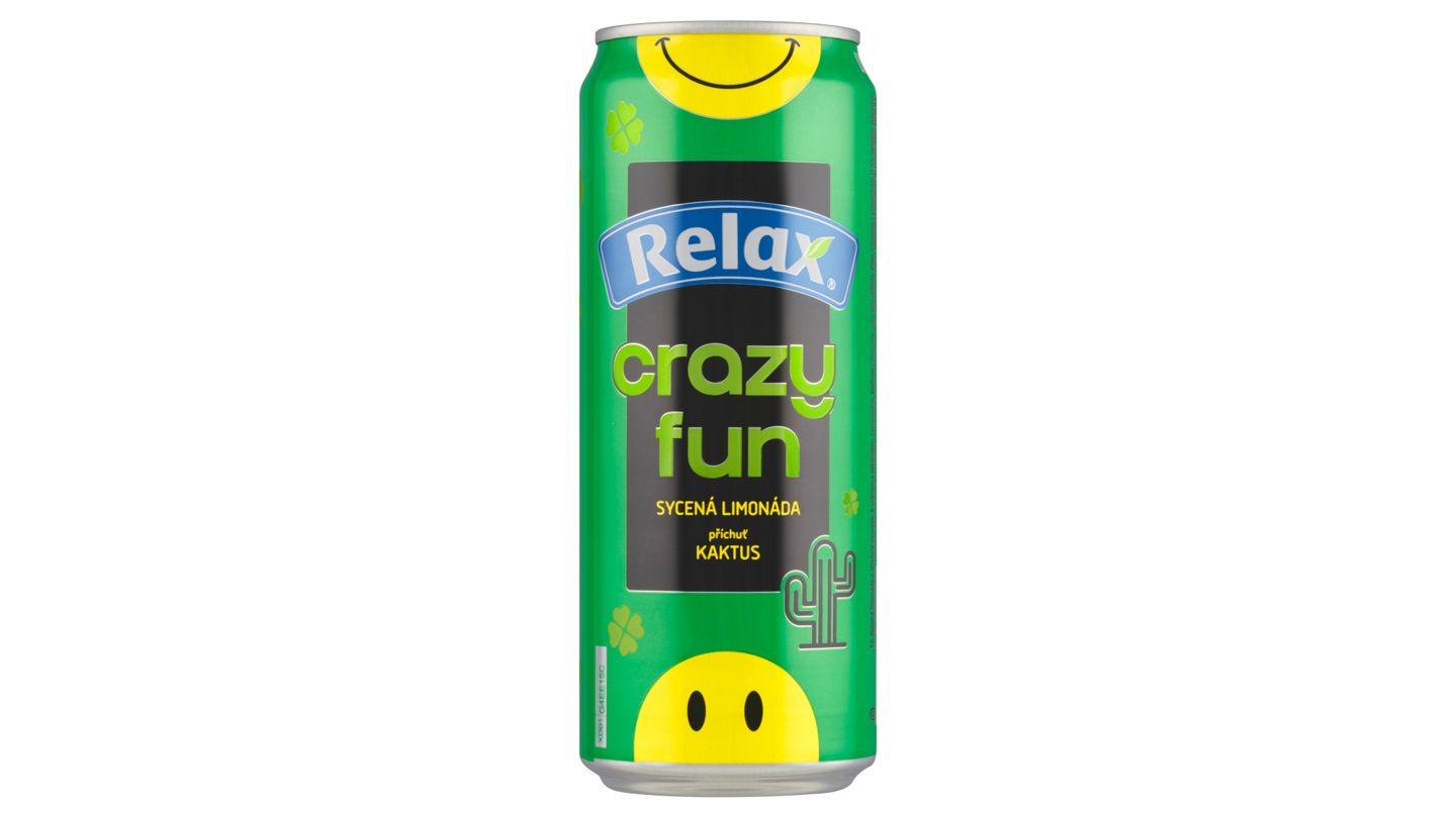 Relax Sycená limonáda kaktus 330ml