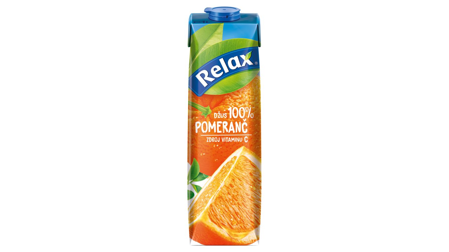 Relax Džus 100% pomeranč 1l