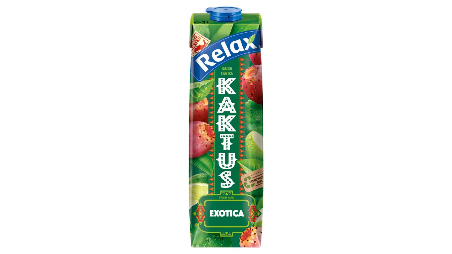 Relax Exotica jablko limetka kaktus 1l