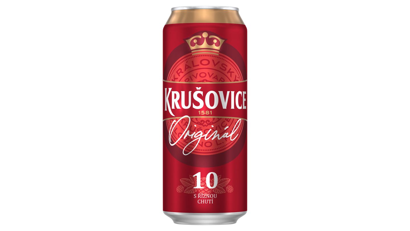 Krušovice 10° 0,5 l plech