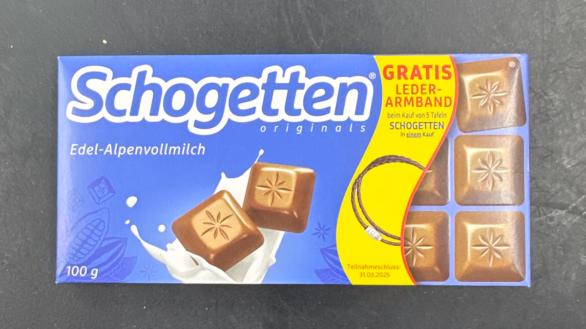 Schogetten Mléčná čokoláda 100g