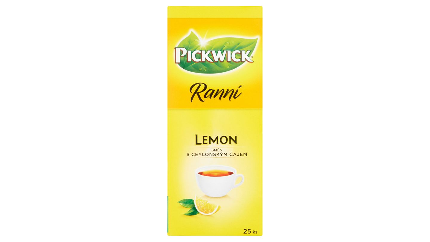 PICKWICK Ranní čaj citron 25 ks 43,75g