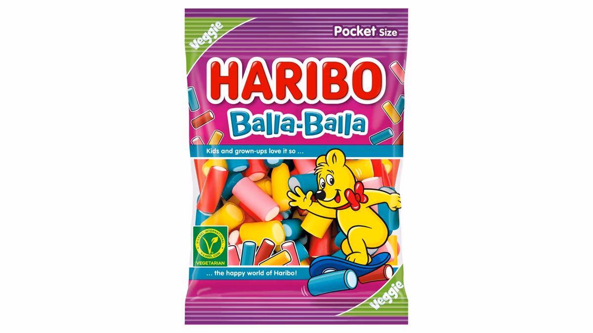 Haribo Balla Balla želé pendreky s ovocnými příchutěmi 100g