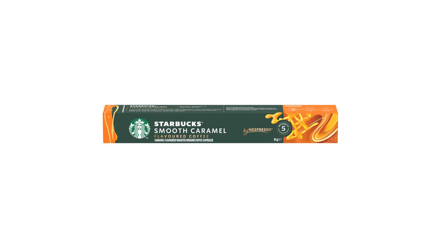 Starbucks by Nespresso Smooth Caramel Flavoured Coffee, kávové kapsle - 10 kapslí v balení