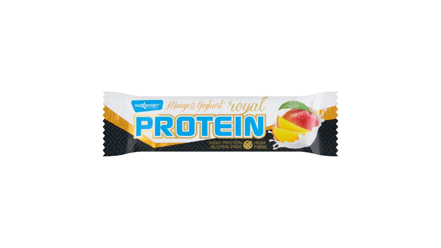 MaxSport Protein Royal proteinová tyčinka s mangem v jogurtové polevě 60g