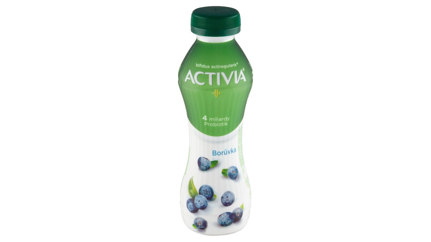 Activia probiotický jogurtový nápoj borůvka 290g