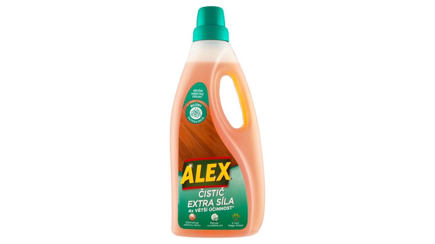 ALEX Čistič extra síla na dřevo s vůní Magic Wood 750ml