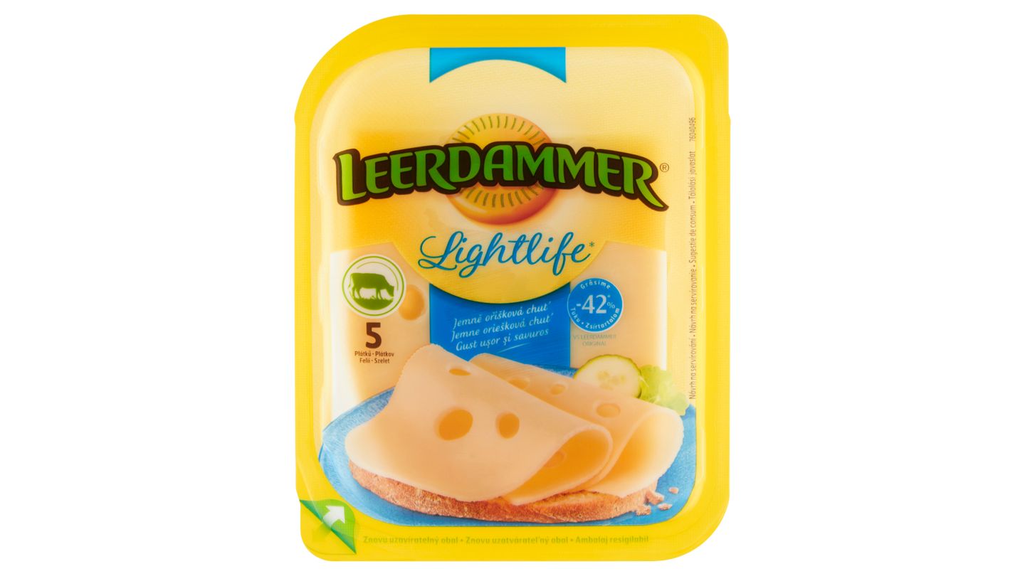 Leerdammer Lightlife 5 plátků 100g