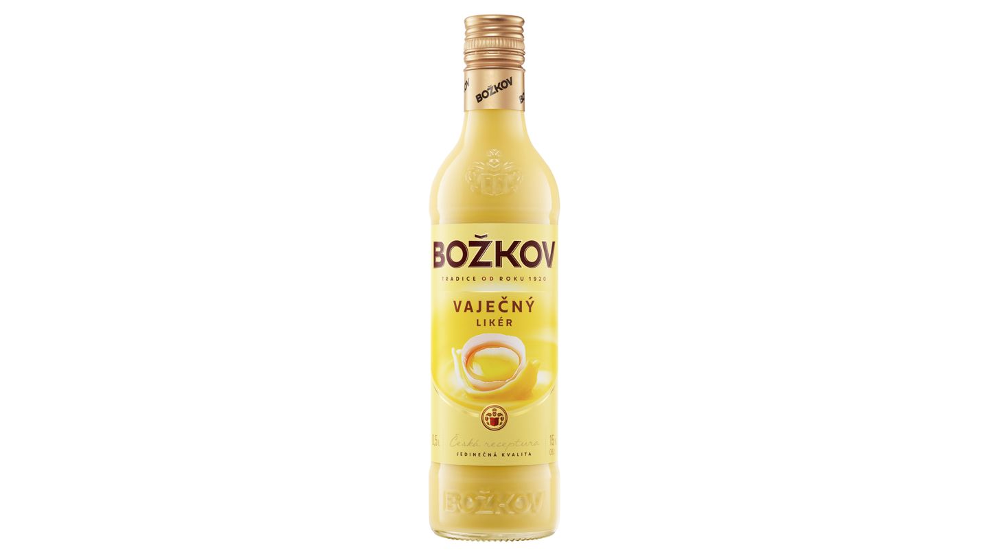 Božkov vaječný likér 15%  500ml