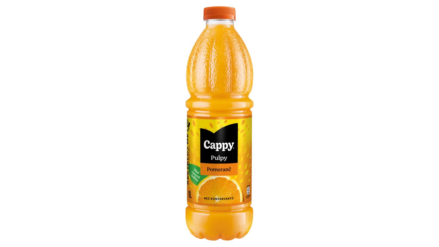 Cappy Pulpy pomeranč 1l