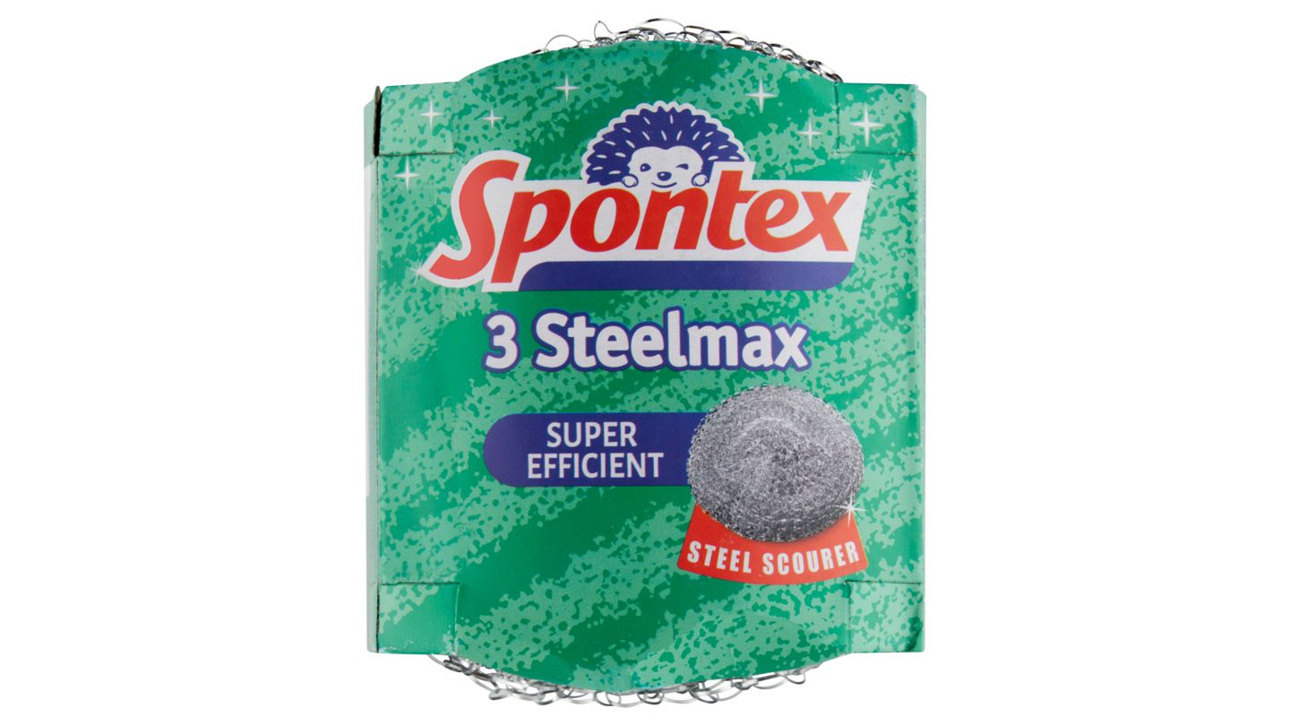 Spontex Steelmax ocelová drátěnka na nádobí 3 ks