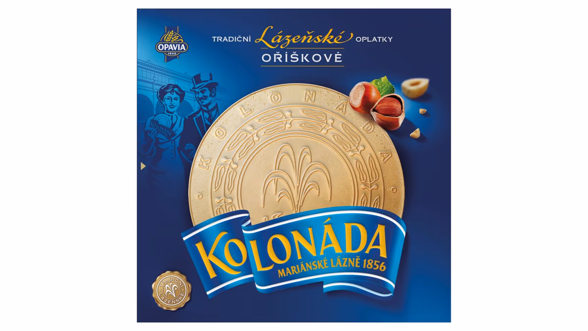 Opavia Kolonáda lázeňské oplatky lískooříškové 175g