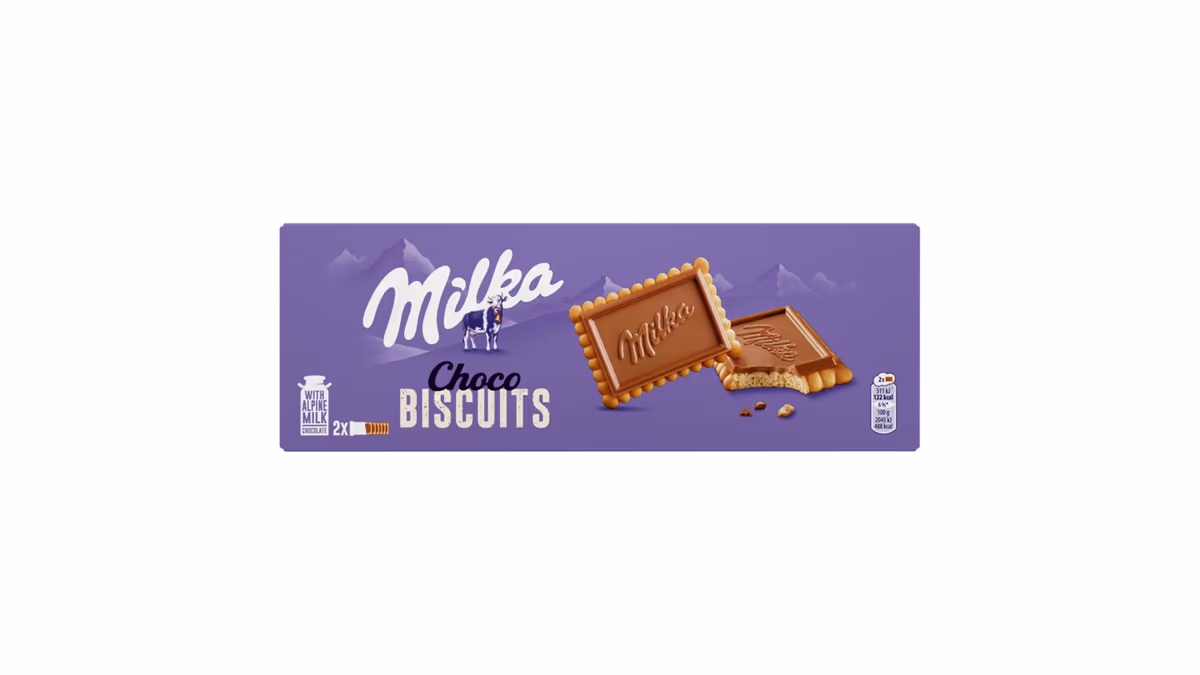 Milka Choco Biscuits sušenky s čokoládou 150g