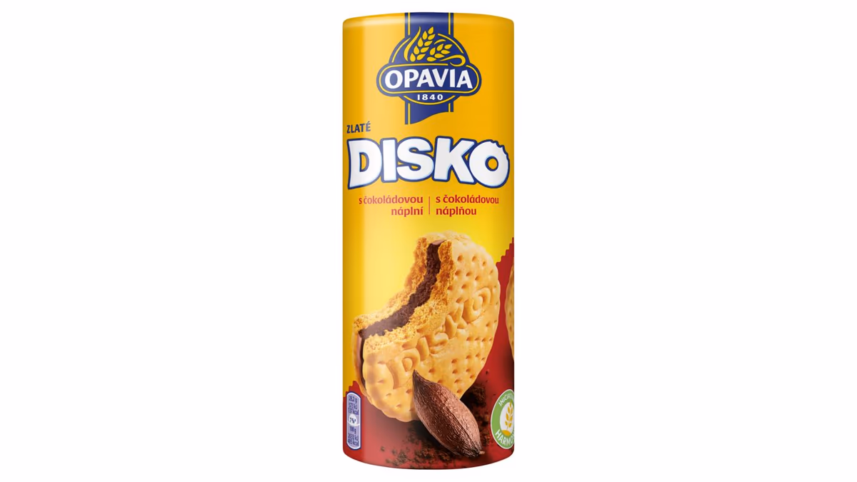 Opavia Disko Sušenky čokoládová náplň 169g