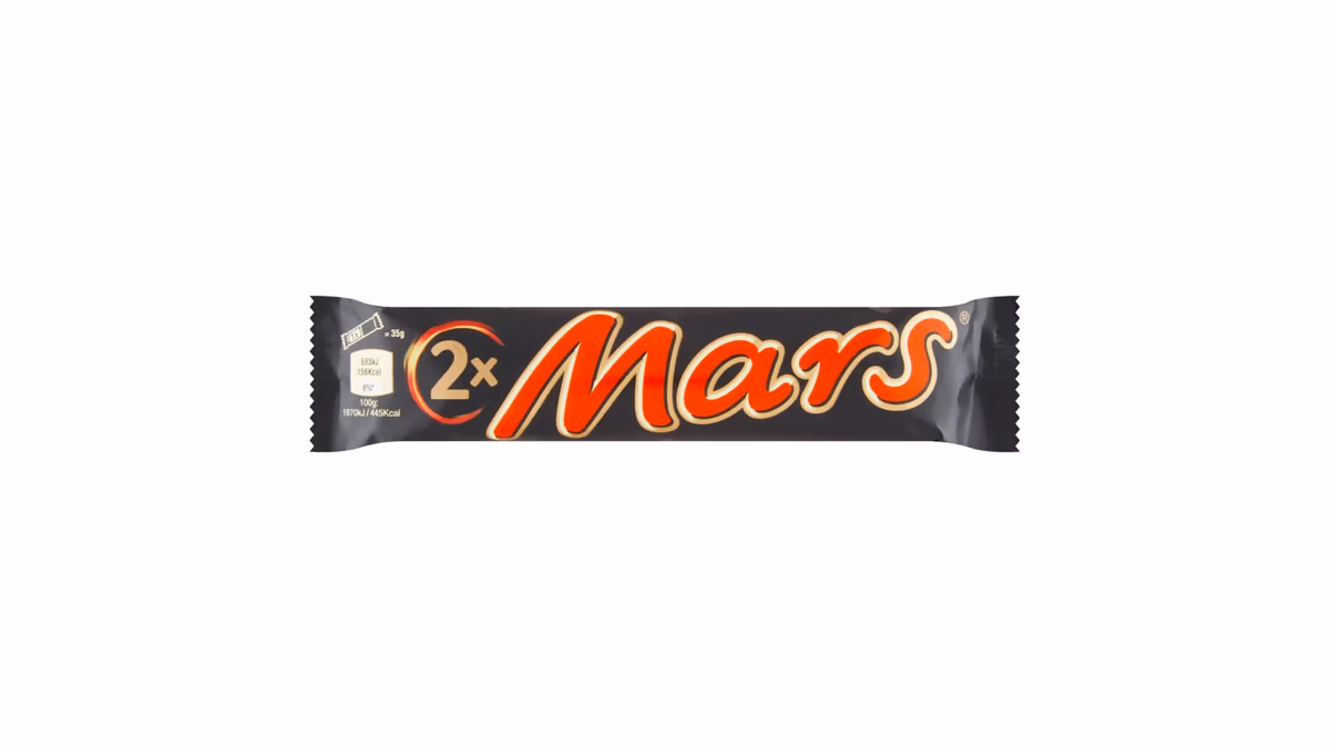 Mars Mléčná čokoláda plněná nugátem a karamelem 2 x 35g (70g)