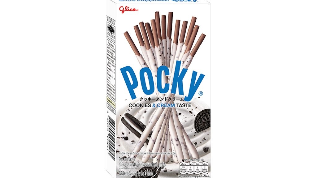 GLICO Pocky cookies & cream tyčinky 45g
