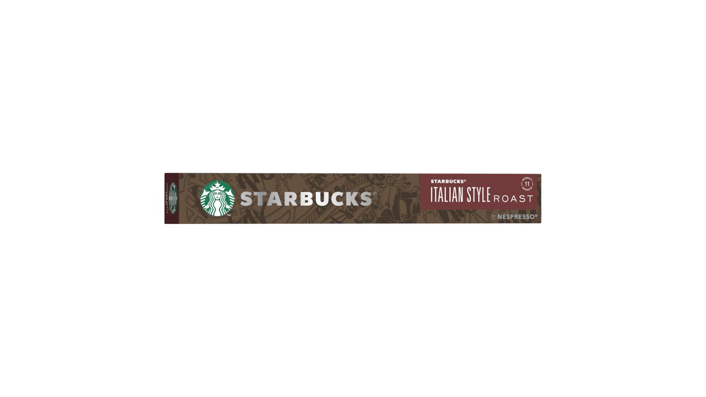 STARBUCKS® ITALIAN STYLE ROAST by NESPRESSO® Dark roast Kávové kapsle, 10 kapslí v balení