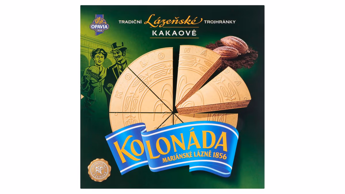 Opavia Kolonáda Trojhránky lázeňské oplatky kakaové 260g
