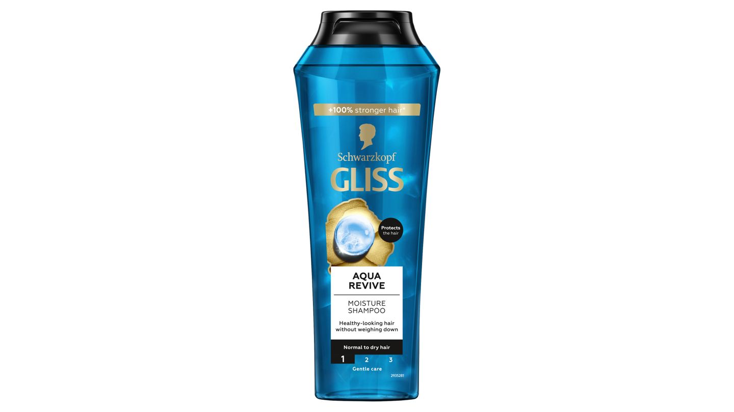 Schwarzkopf Gliss Aqua Revive šampon s hyaluronovým komplexem + mořskými řasami 250ml