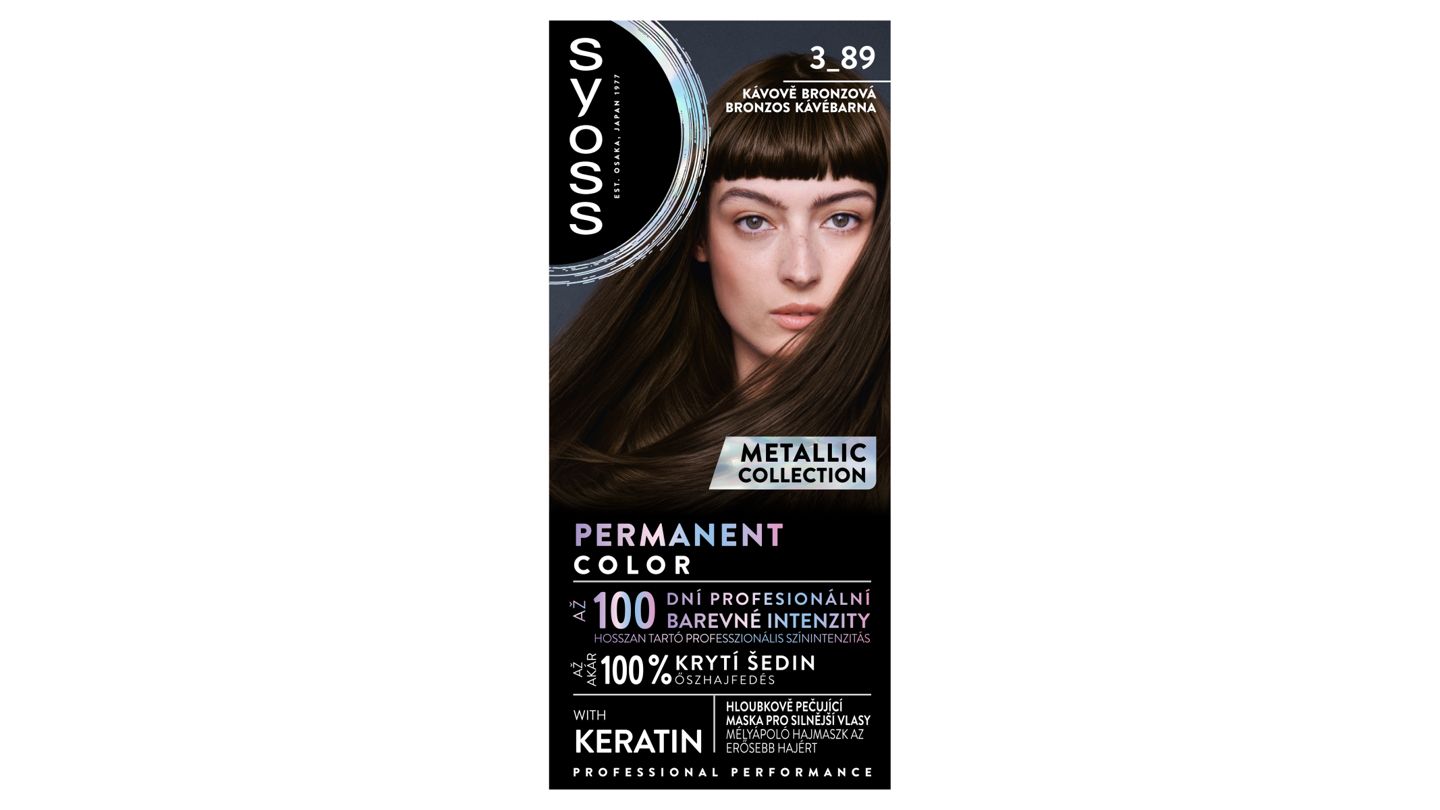 Syoss Barva na vlasy kávově bronzový 3_89, 50ml