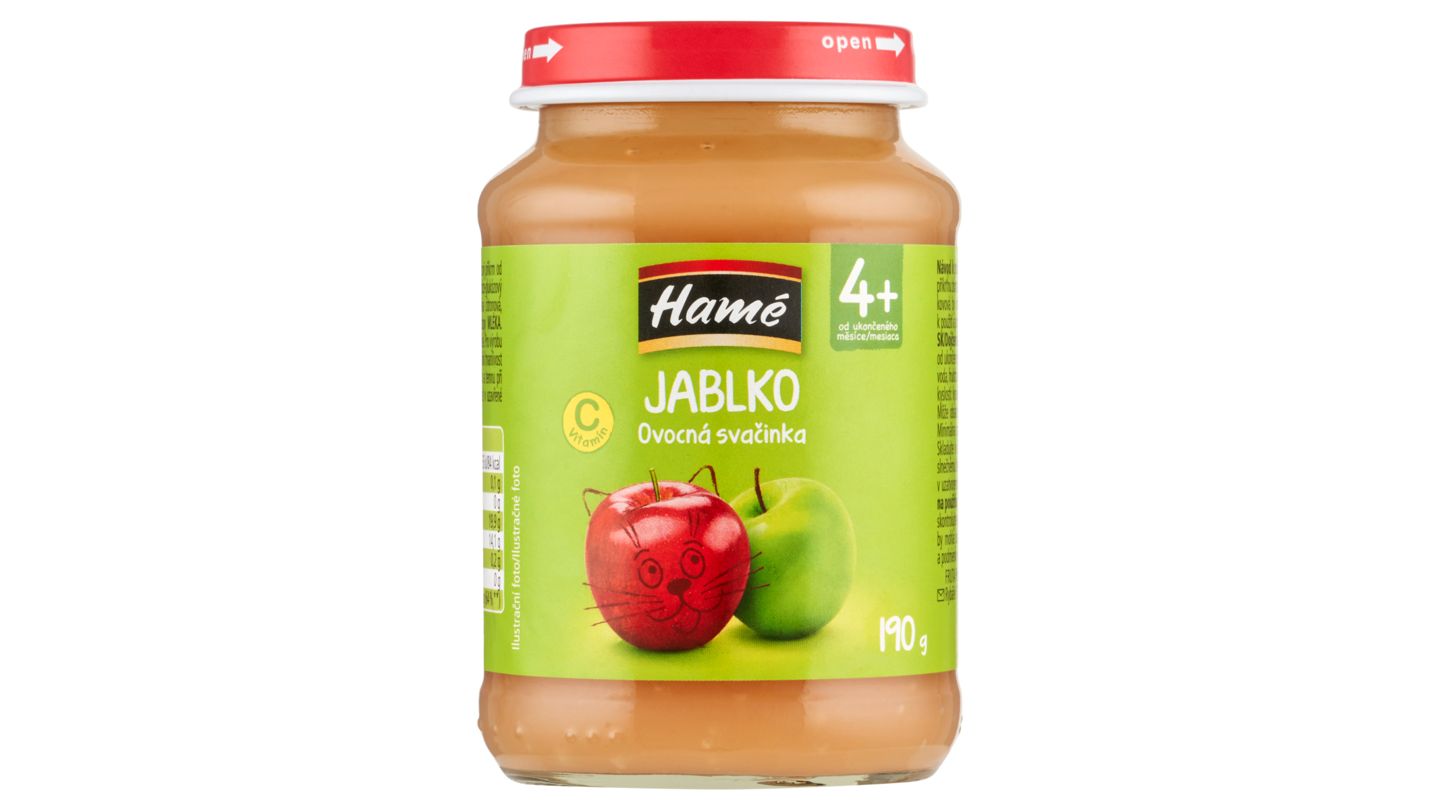 Hamé Jablko ovocná svačinka 190g
