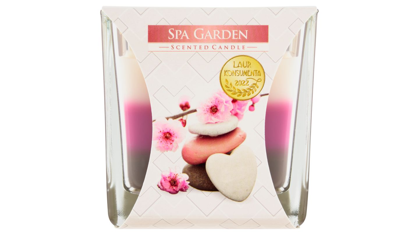 Vonná svíčka tříbarevná Spa Garden 170g