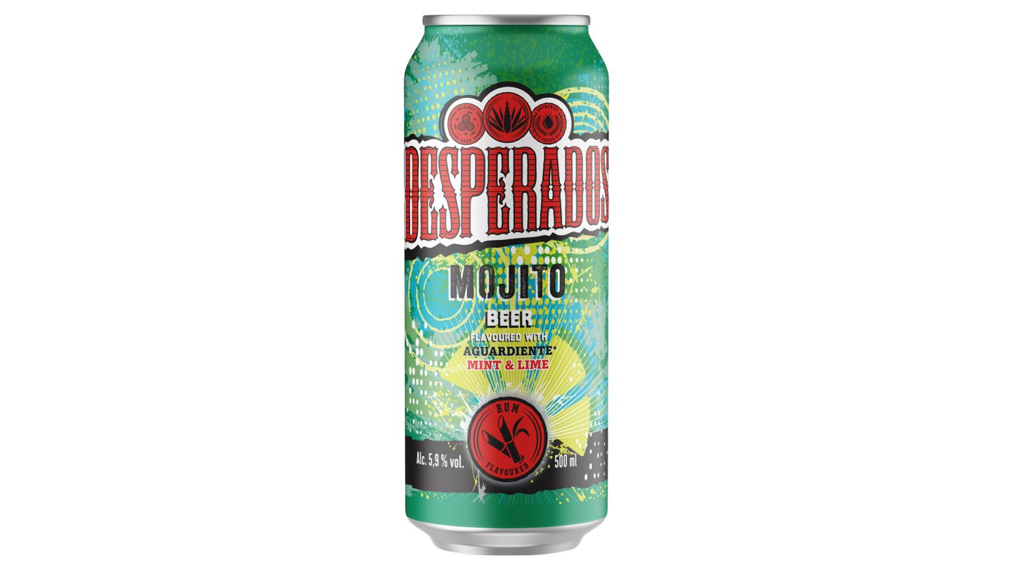 Desperados s příchutí Mojito 0,5l plech