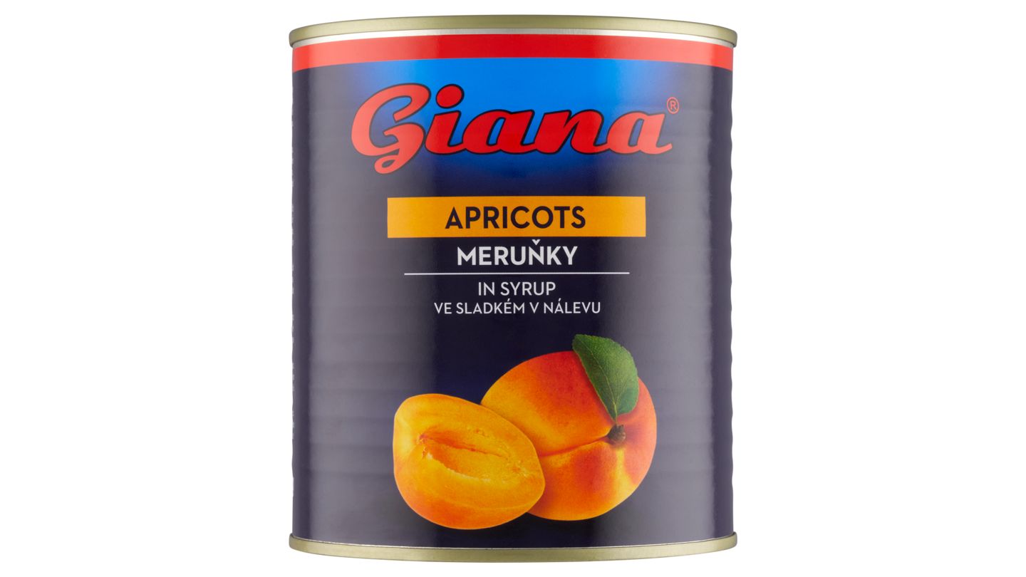 Giana Meruňky ve sladkém nálevu 820g