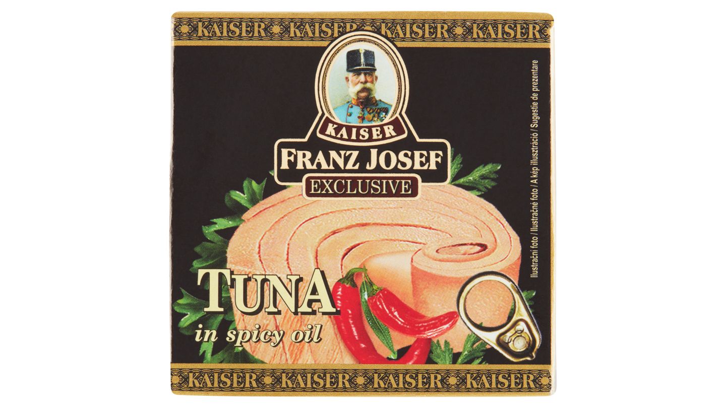 Franz Josef Kaiser Exclusive Tuňák v pikantním oleji 80g
