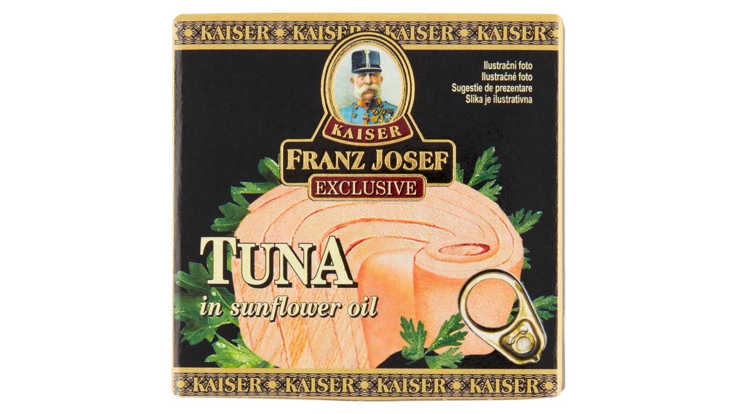 Franz Josef Kaiser Exclusive Tuňák ve slunečnicovém oleji 80g