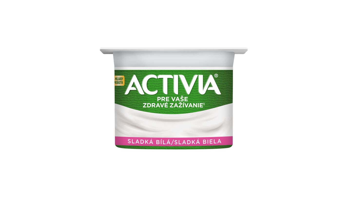 Activia probiotický jogurt bílý slazený 120g