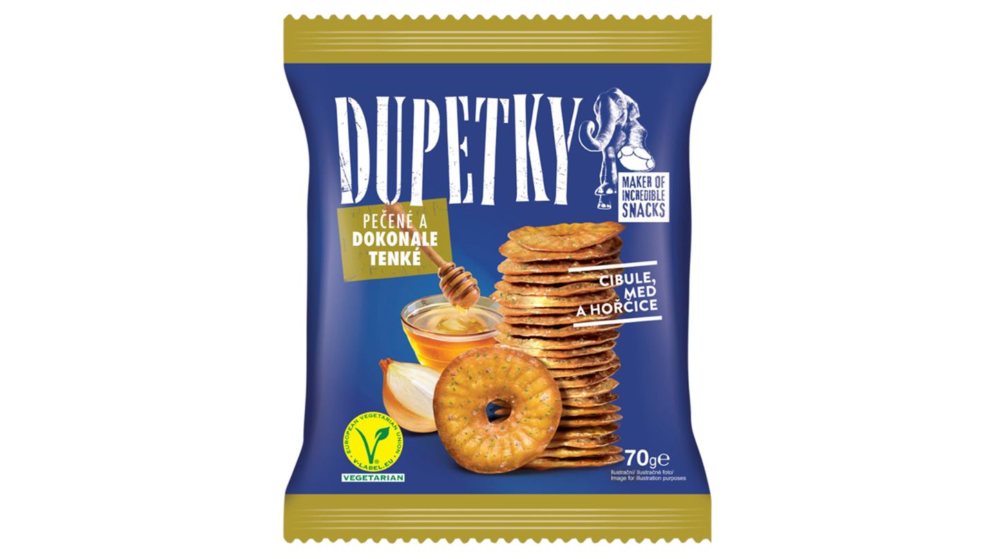 Dupetky Cibule, med a hořčice 70g