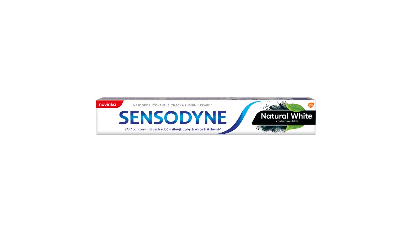 Sensodyne Natural White zubní pasta s fluoridem 75ml