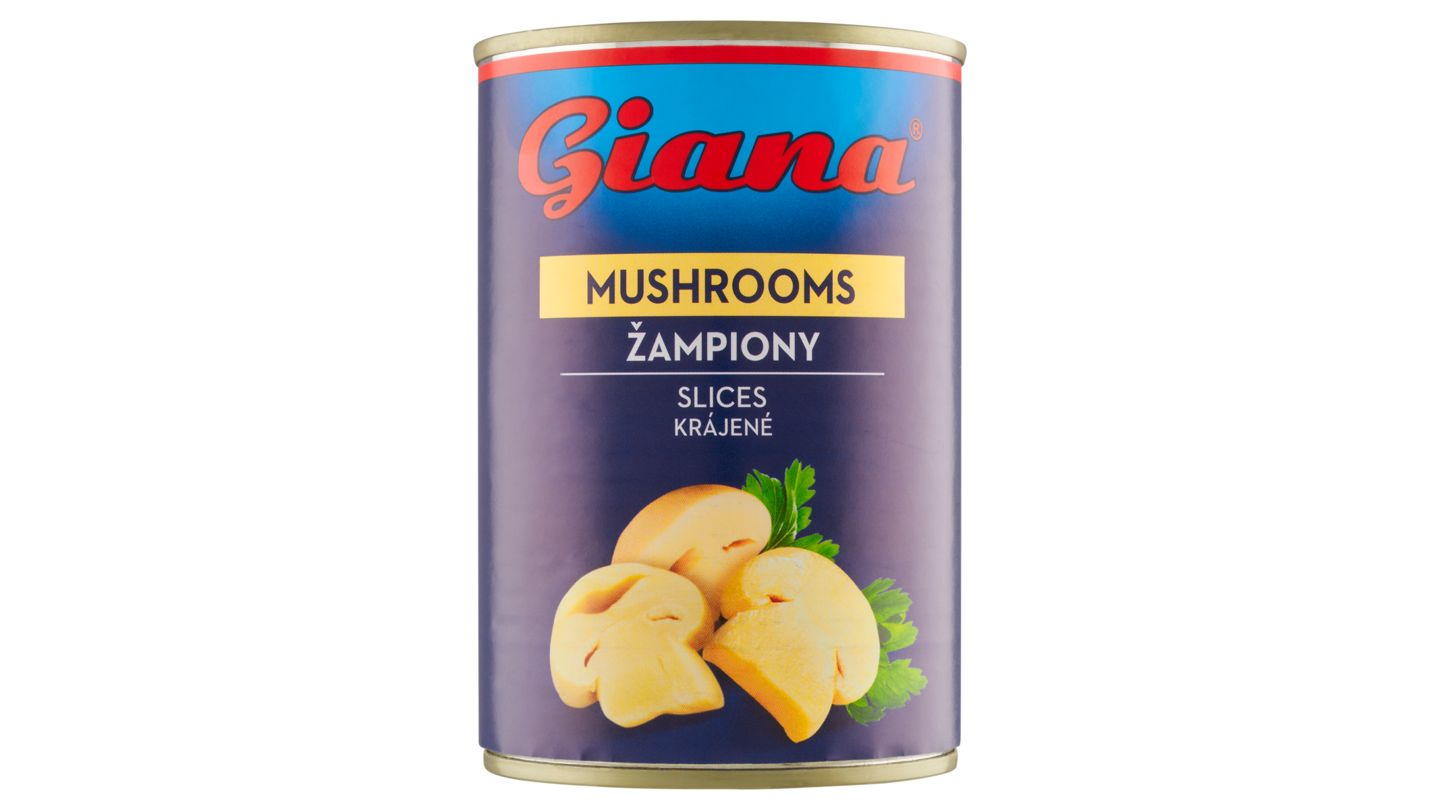 Giana Žampiony krájené 400g