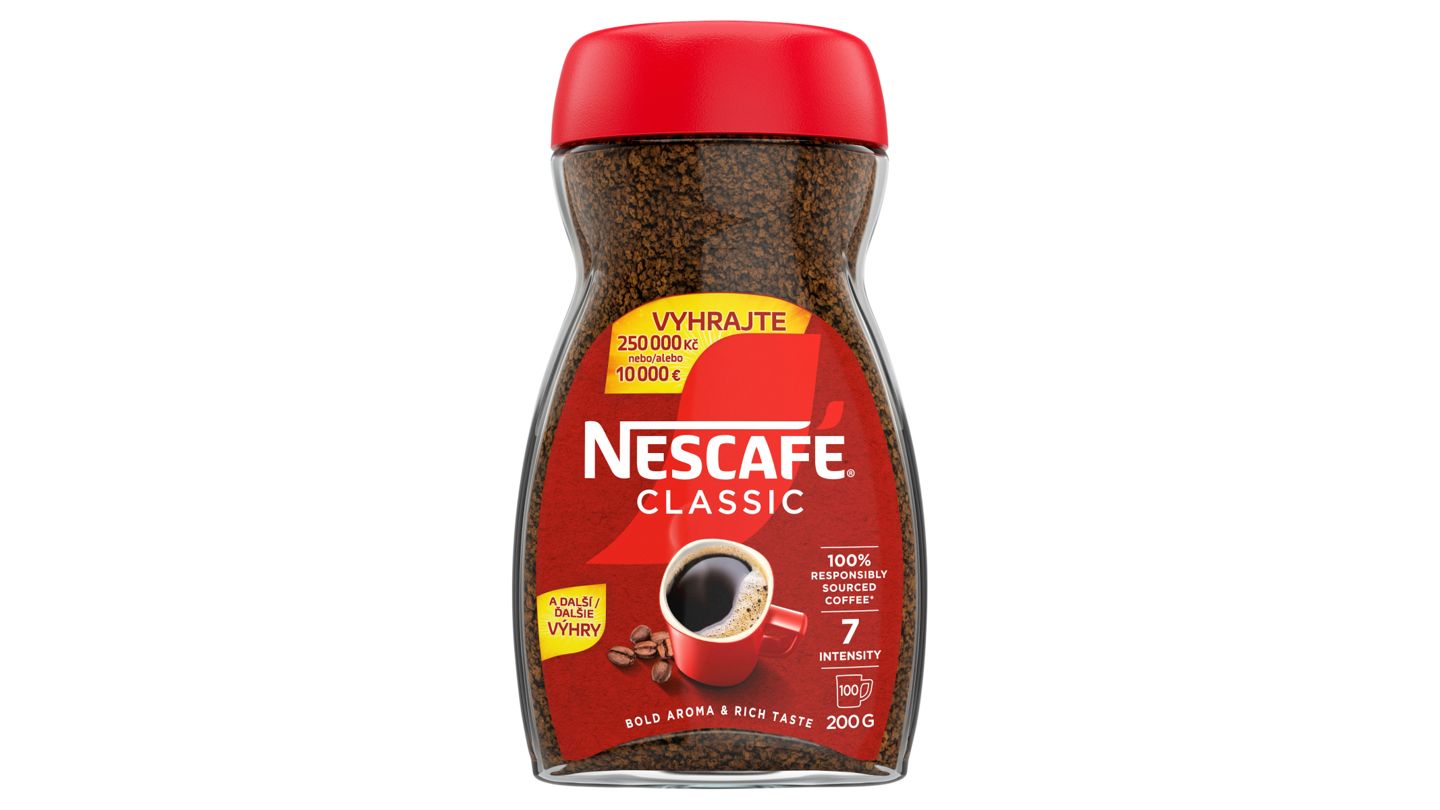 NESCAFÉ CLASSIC, instantní káva, 200g