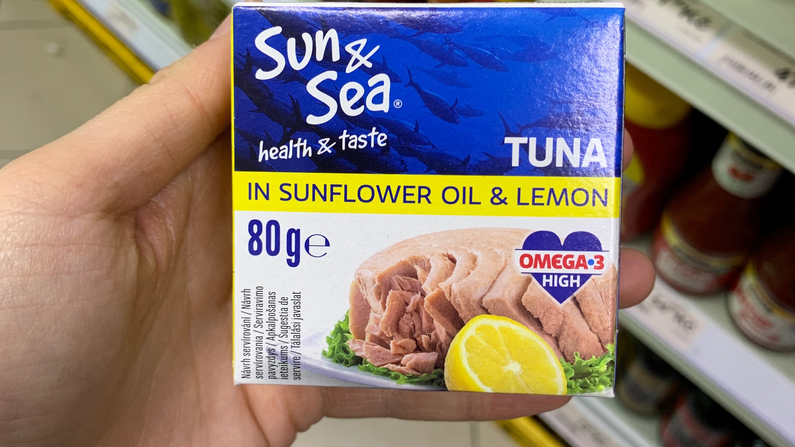 Sun & Sea Tuňák ve slunečnicovém oleji s citronem 80 g