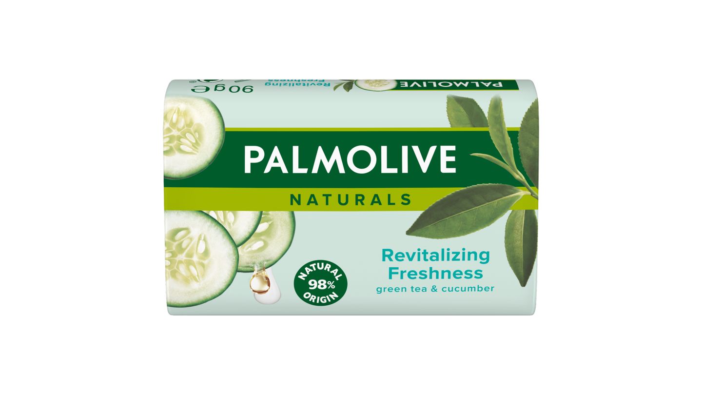 Palmolive Naturals tuhé mýdlo se zeleným čajem a okurkou 90g