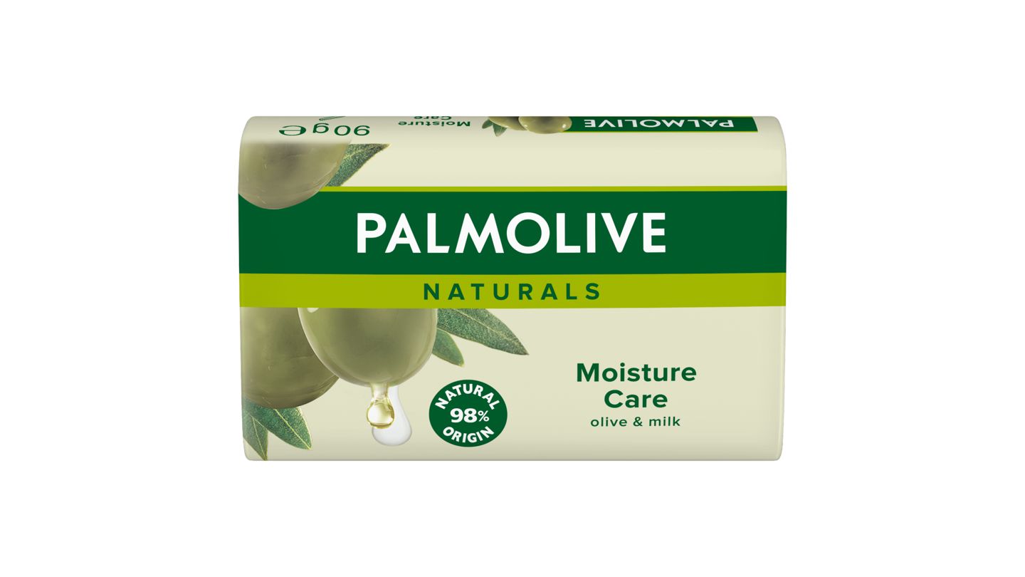 Palmolive Naturals tuhé mýdlo s výtažky z mléka a oliv 90g